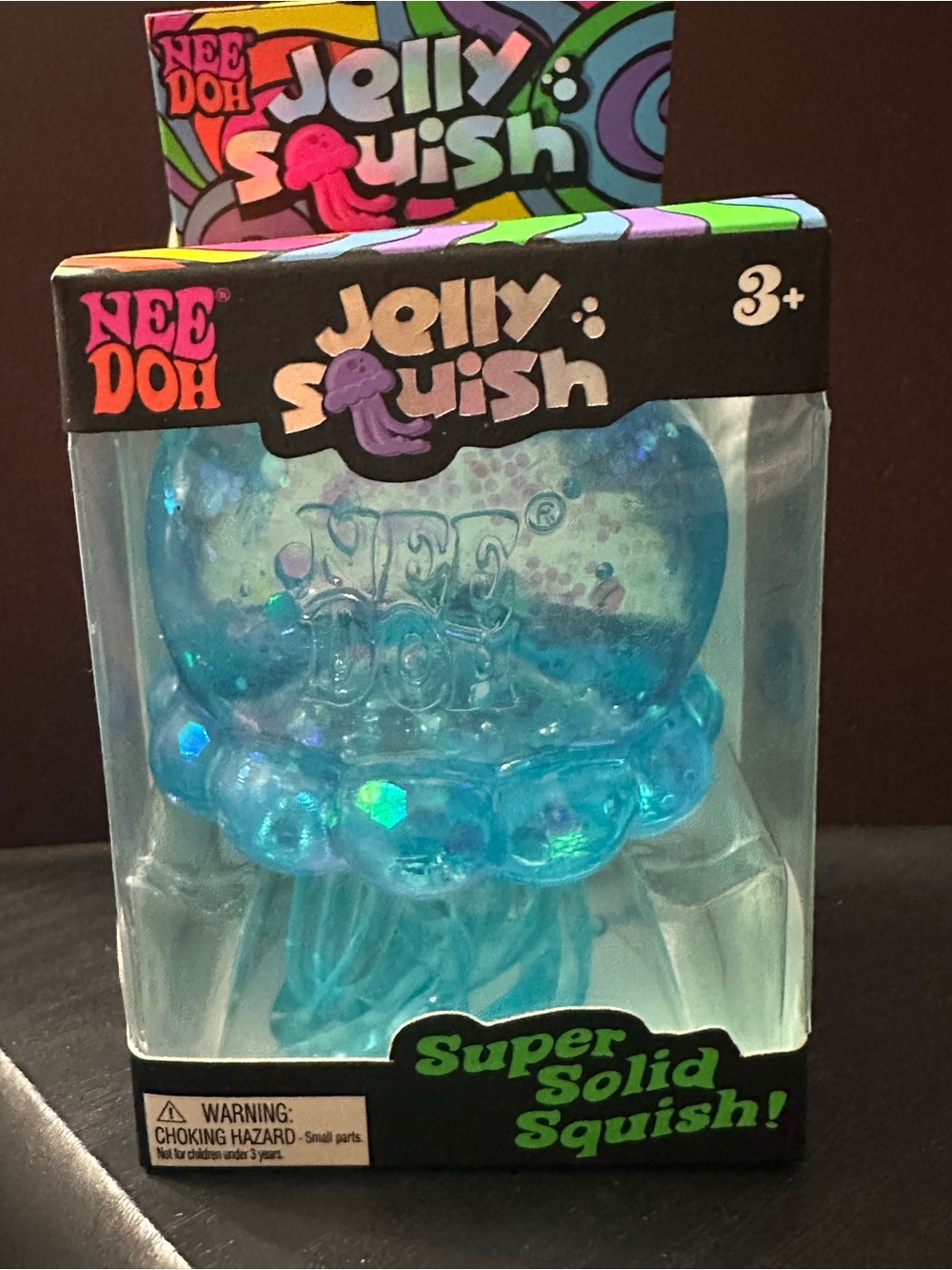 Jelly Squish Super Solid Squish Kids Toy - Blue